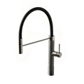 Pull-Down Kitchen Faucet, Matte Gunmetal Finish, 360° Swivel Spout with Spray Head