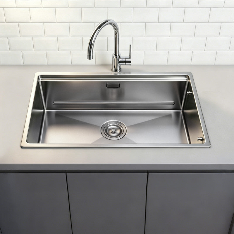 30 in. Single Bowl 304 Stainless Steel Workstation Kitchen Sink