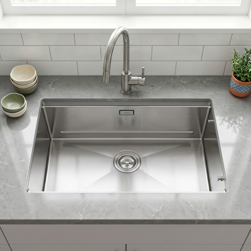 30 in. Single Bowl 304 Stainless Steel Workstation Kitchen Sink