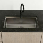 30 in. Single Bowl 304 Stainless Steel Farmhouse Workstation Kitchen Sink, Wide Apron Front