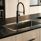 30 in. Single Bowl 304 Stainless Steel Farmhouse Workstation Kitchen Sink, Wide Apron Front