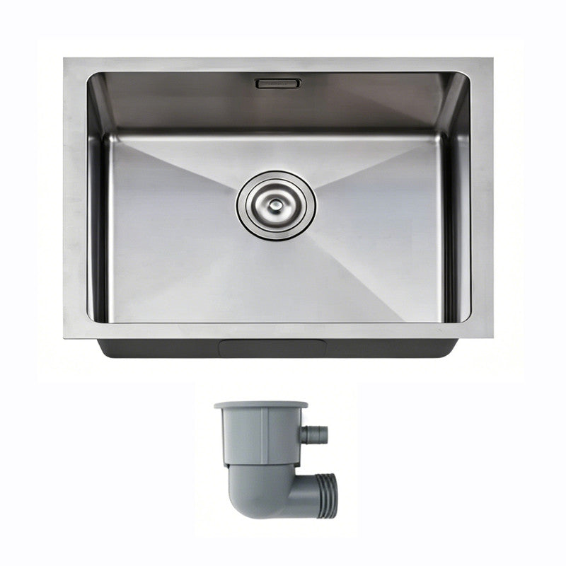 22 in. Single Bowl 304 Stainless Steel Prep Sink with Accessories
