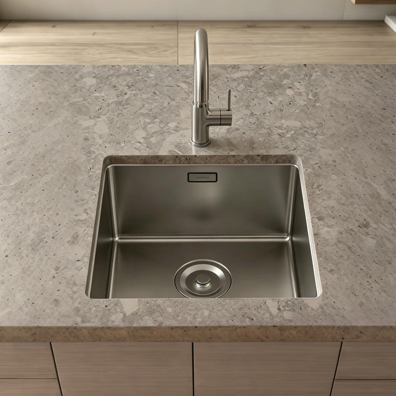 22 in. Single Bowl 304 Stainless Steel Prep Sink with Accessories