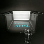 30 in. Single Bowl 304 Stainless Steel Kitchen Sink, Nano-Coated Stone Finish with Accessories