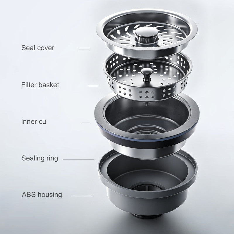 30 in. Single Bowl 304 Stainless Steel Kitchen Sink, Nano-Coated Stone Finish with Accessories Set