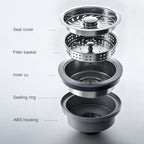 30 in. Single Bowl 304 Stainless Steel Kitchen Sink, Nano-Coated Stone Finish with Accessories Set